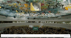 Desktop Screenshot of humanrightssociety.org